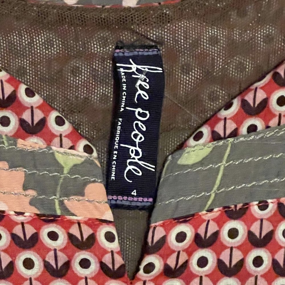 Free People Size 4 Floral Dress - Picture 3 of 5